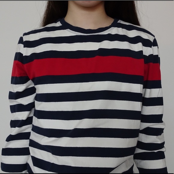 STRIPED LONG TEE - Picture 4 of 5